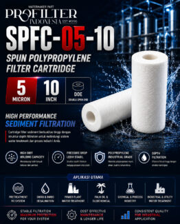 SPFC-05-10 Spun Polypropylene Filter Cartridge 5 micron 10 inch