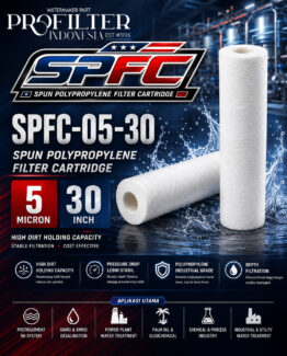 SPFC-05-30 Spun Polypropylene Filter Cartridge 5 Micron 30 Inch